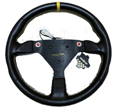 Racing OZ italvolanti ステアリングホイール 3スポーク italvolanti Super JDM Black 350mm Wheel Steering Turismo パーツ