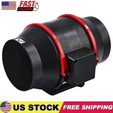 6" Inline Duct Fan Variable Speed Controller HVAC Exhaust Blower Kit Ultra-Quiet