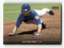 1995 Upper Deck #364 Brett Butler Electric Diamond Gold