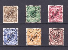 Togo Nr. 1 - 6 gestempelt   Mi.  160 Euro