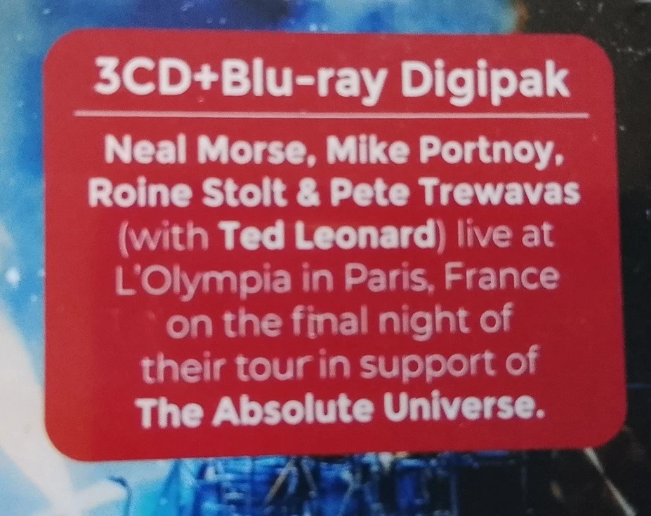 Transatlantic The Final Flight: Live At L'Olympia 3 CD 1 Blu-ray Neu ltd.ed. - Bild 3 von 3