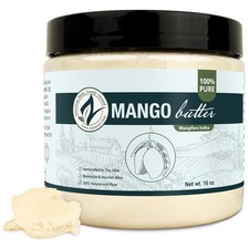 Pure Mango Butter Food Grade  Cosmetic Grade, Pure, Clean, Natural 1 Pound 