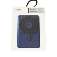 Qq3U Ridge Magnetic Power Bank 10,000mAh Magsafe In Dark Harbor Blue Used Great