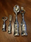 Vintage 1995 Coca Cola brand chrome plated ice cream scoop, Butter Knife Plus