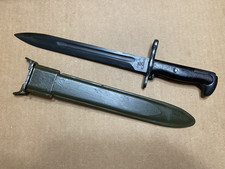 Original M1 Garand bayonet E US marked w/ E-US scabbard also fits 1903 NICE