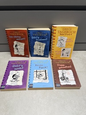Gregs Tagebuch Sammlung 1-7 Bücher von Jeff Kinney Kinderbuch 