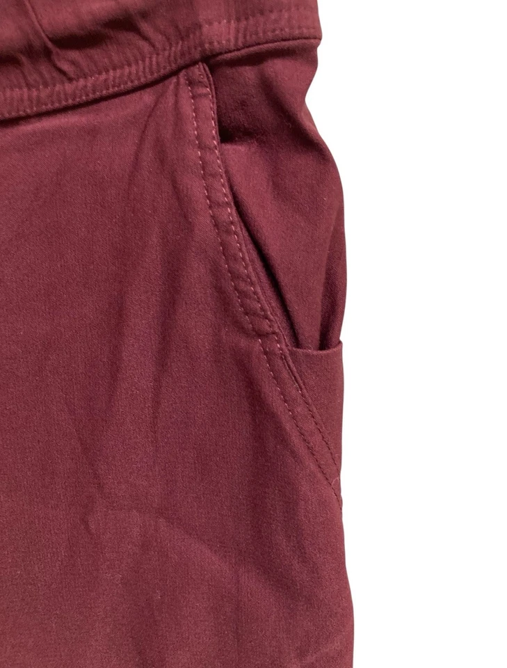 Pantalones Nanette Lepore para mujer grandes borgoña cordón elástico cintura elástica” Foto 3 de 4