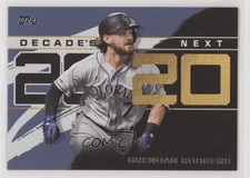2020 Topps Decades Next Blue Brendan Rodgers #DN-8 0x1