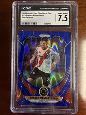 2025 Panini Prizm Club WC #175 Franco Mastantuono Blue Seismic CGC 7.5 159/275