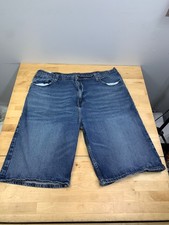 Levis 569 Jean Shorts Men 42 Blue Loose baggy Skater Y2K 13099