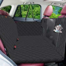 Dog Car Seat Cover for Back Seat, Hard Bottom, 100 Waterproof, 330bs Back Se...