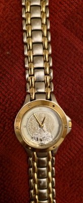 Disney Fairy Tale Weddings Exclusive Cinderella Castle Women's 2 Tone Watch