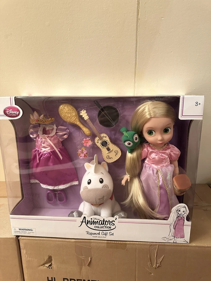 Disney Animator's Collection Puppe Rapunzel Geschenk Schrank Set unbenutzt neu - Bild 1 von 1