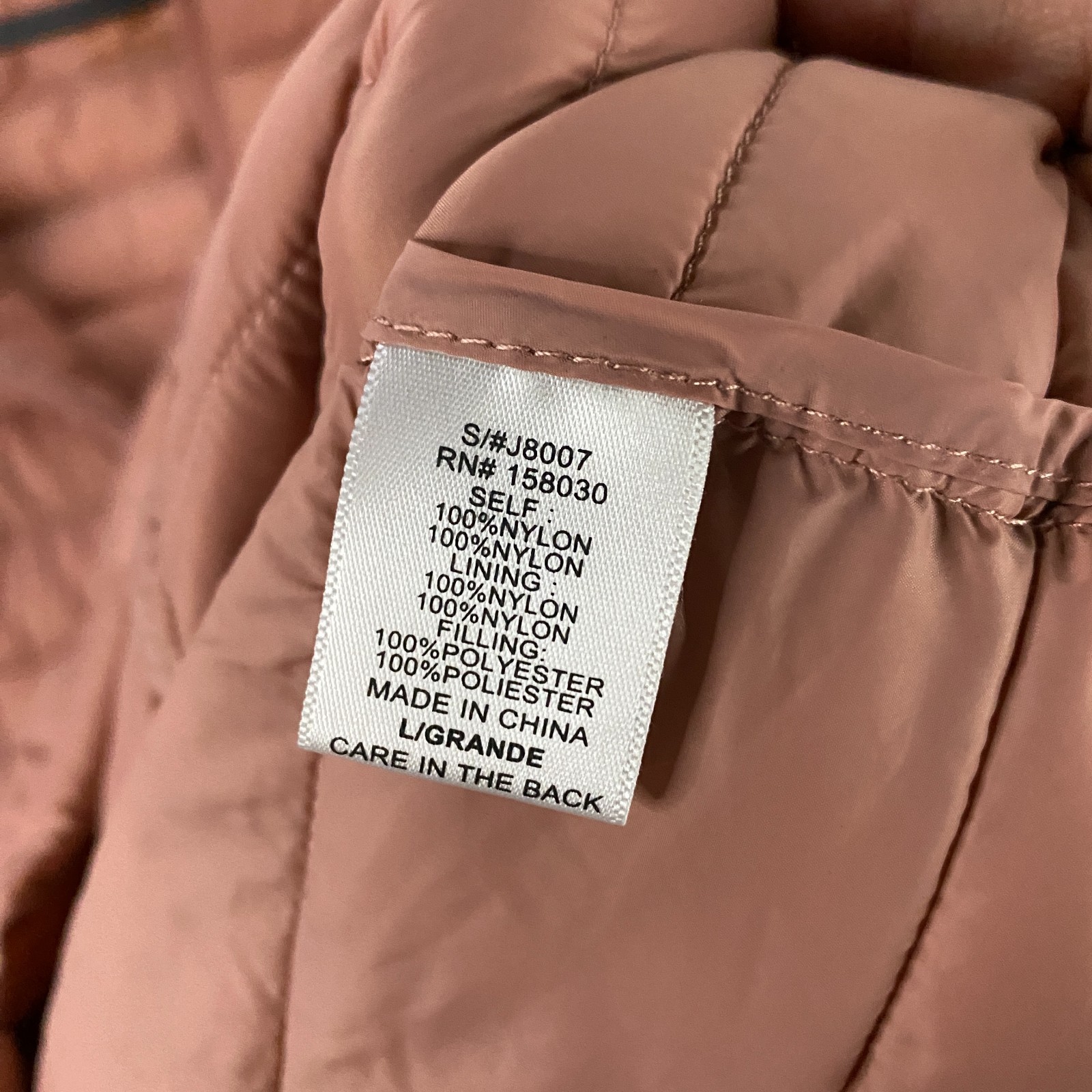 Love Tree Ultra Light Parka Womens Large Puffer Hooded Insulated Winter Long