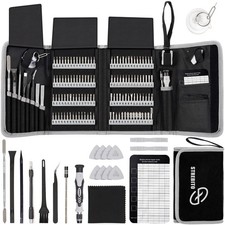 STREBITO Precision Screwdriver Set 142-Piece Computer Tool Kit Magnetic Grey