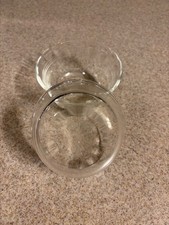 Set of 2 Vintage Pyrex Clear Glass Custard Cups Ramekins Scalloped Edge