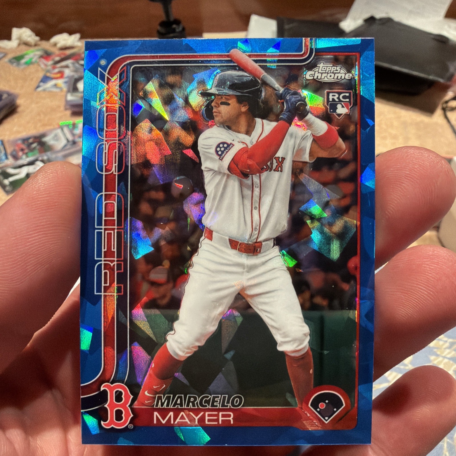 2025 Topps Chrome Update Series Sapphire Edition - Marcelo Mayer #USC9 (RC)