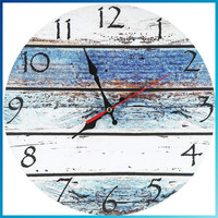 Runde Wanduhr 30Cm Leise Tickfrei Holz Deko FüR Wohnzimmer KüChe