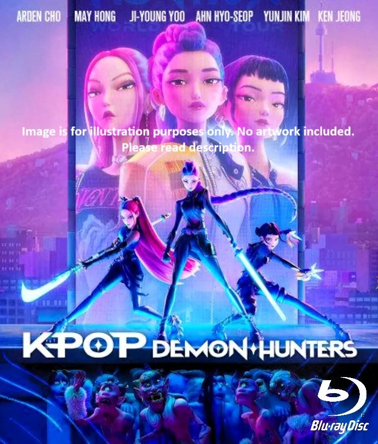 KーPOP BluRay DVD K-Pop Demon Hunters Movie (2025) on Blu-Ray - Please Read