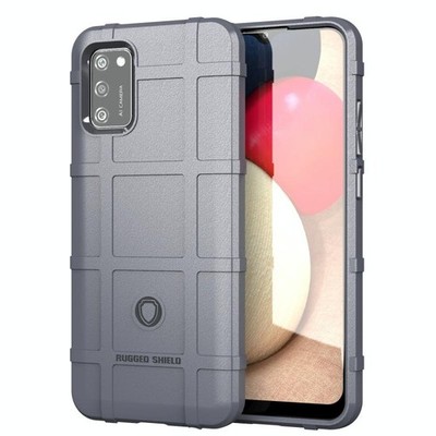 Für Samsung Galaxy A02S Stoßfeste Full Case Stoßfest (Grau)
