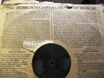 1916 WAIKIKI HAWAIIAN Or Louise & Ferera HAPA HAOLE HULA GIRL EDISON DD 50392