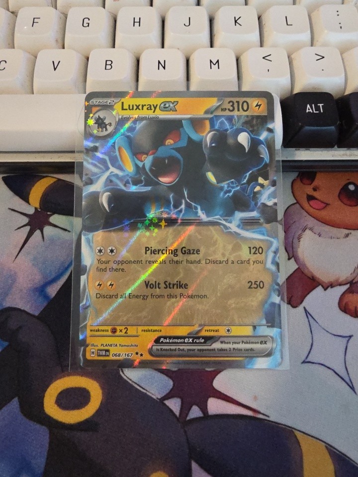 Pokemon TCG Luxray ex 68/167 Twilight Masquerade