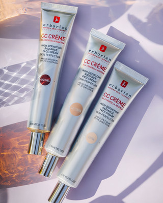 NIB 100% Authentic Erborian CC Cream for Natural Luminous Finish,3 SHADES,1.5 oz