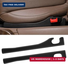 2 Pack Car Seat Gap Filler Car Seat Gap Interior Universal Fit PU Leather Car Se
