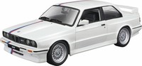 Bauer Bburago 1:24 Bmw M3 E30 '88, Weiss
