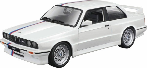 Bauer Bburago 1:24 Bmw M3 E30 '88, Weiss-image