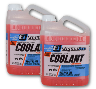 ENGINE ICE SXS/ATV COOLANT 1/2 GAL ORANGE - QTY 2