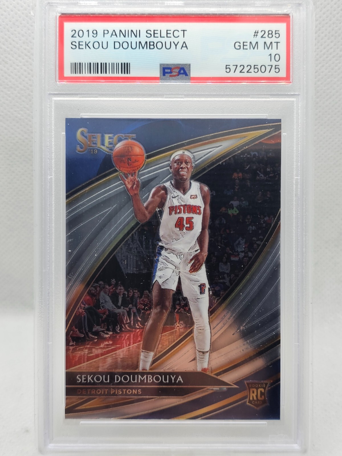 2019-20 Panini Select Basketball Sekou Doumbouya Courtside RC PSA 10
