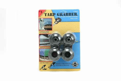 4 Pack Shop Tuff Tools TG-4 Grommet Tarp Grabber MADE in USA - 第 1/2 張圖片