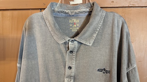 Lot 3 Red Head Brand Co. Short Sleeve 3 Button Polo Men’s 3XL Red, Green, Gray - Picture 3 of 14