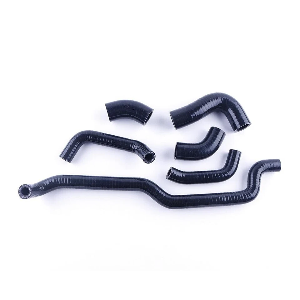 Manguera de refrigerante de radiador de silicona negra para Kawasaki Vulcan VN900 2007 2008 2009 Foto 2 de 4