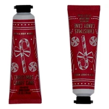 Christmas Candy Cane Shea Butter Hand Cream (2 pack, 1 oz ea) Travel Size