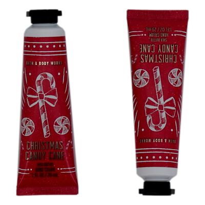 Christmas Candy Cane Shea Butter Hand Cream (2 pack, 1 oz ea) Travel Size