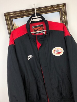 Vintage 90's Nike PSV Eindhoven Football Jacket Soccer Bomber Mens