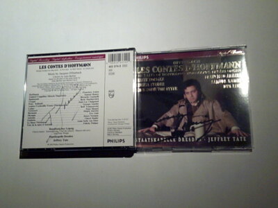 Philips CD - les contes d'hoffmann - 2x Signiert von Francisco Araiza