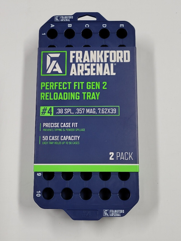 1183638 FRANKFORD ARSENAL PERFECT FIT RELOADING TRAYS 2-PACK - #4 ...