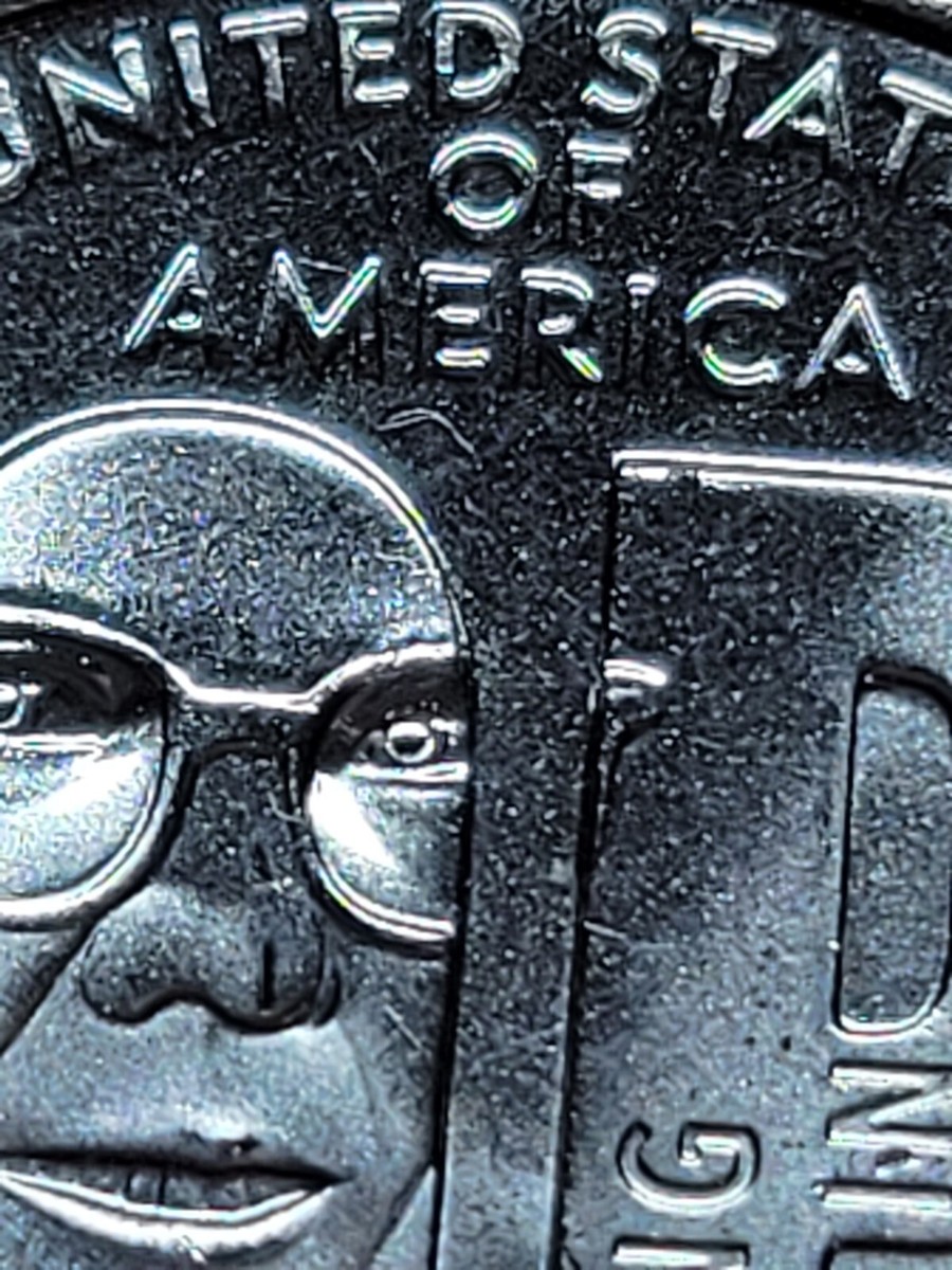 Triple Die Chip Error Reverse 2024 D QUARTER HOPE DR. MURRAY ERROR