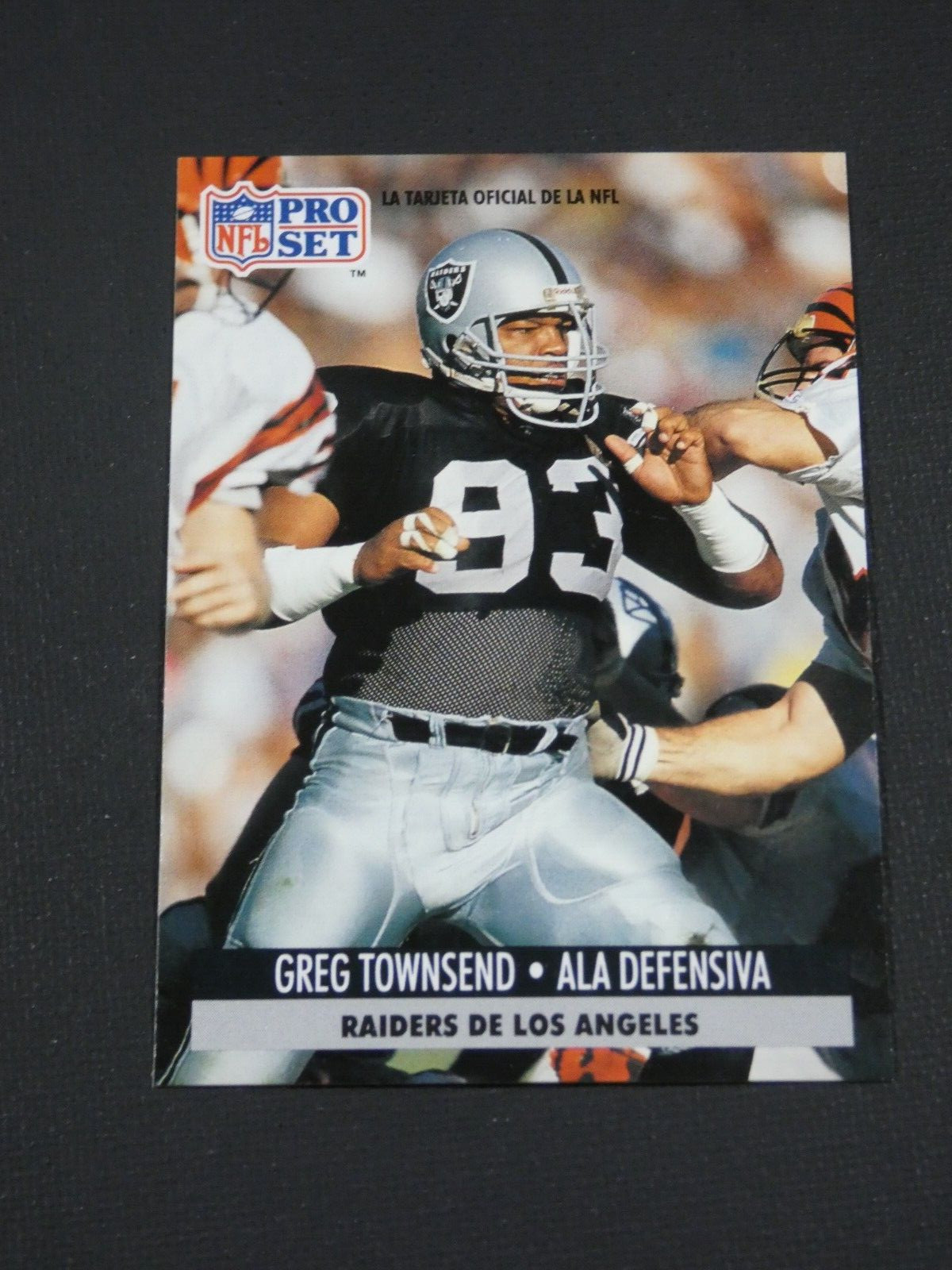 Greg Townsend 1991 Pro Set Spanish card #117