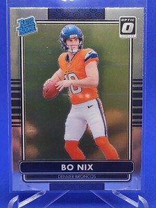Bo Nix 2024 Panini Donruss Optic 2014 Retro Series Rated Rookie #6 RC Broncos