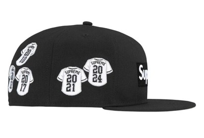 Supreme New Era Jersey Box Logo Hat Size 7 1/2 | eBay