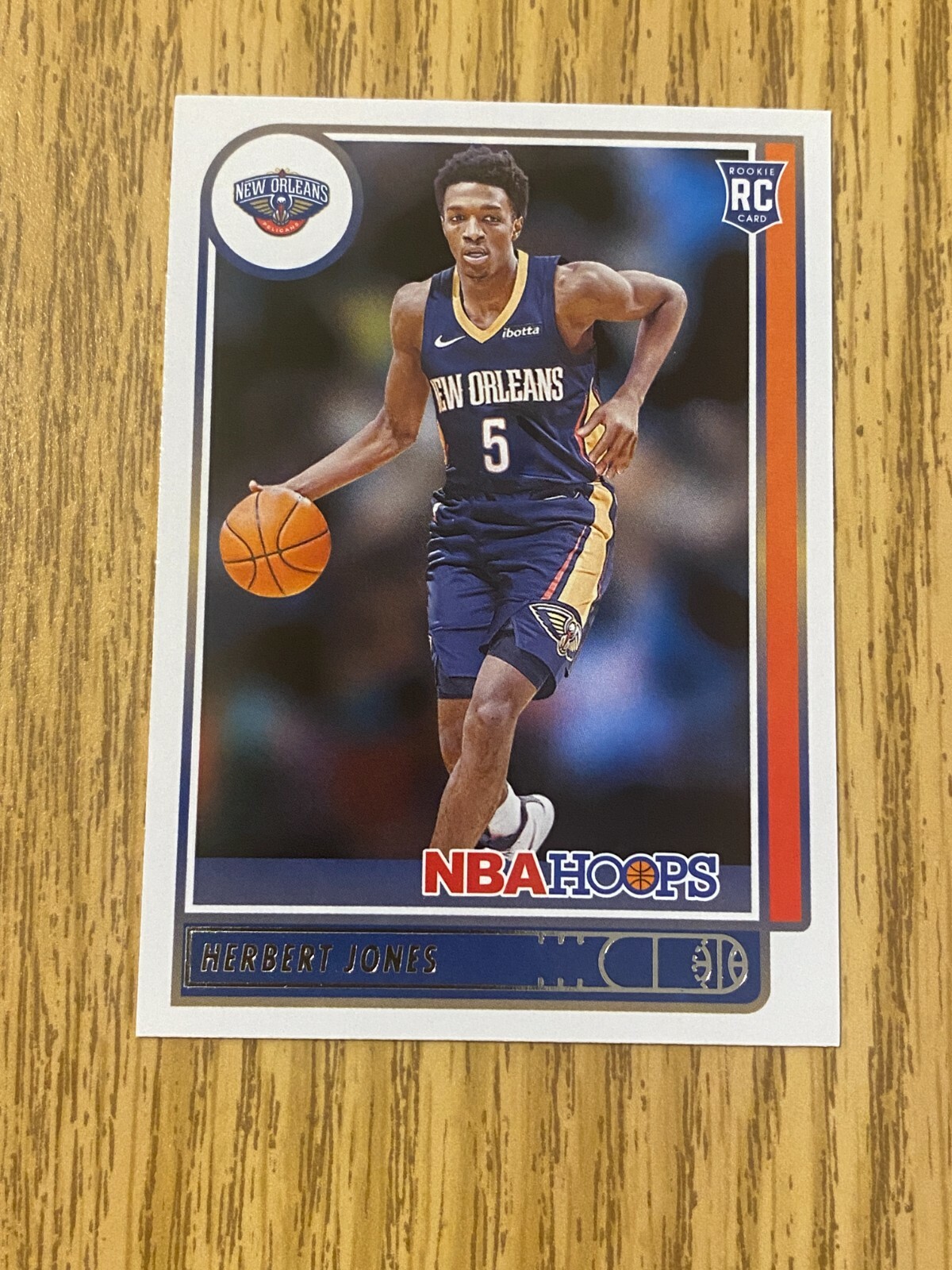 2021-22 NBA Hoops Herbert Jones Rookie New Orleans Pelicans RC #243