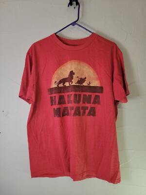 The Lion King Hakuna Matata T Shirt Men's Size Large Graphic Tee