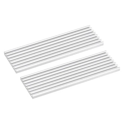 UXCELL 2Pcs M.2 2280 Nvme SSD Heatsink Cooler with Thermal Pad 70x22x3mm White