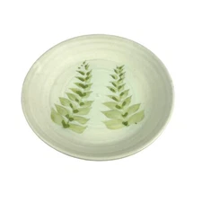 Handcrafted Ceramic Bowl With Leaf Design By Hilborn