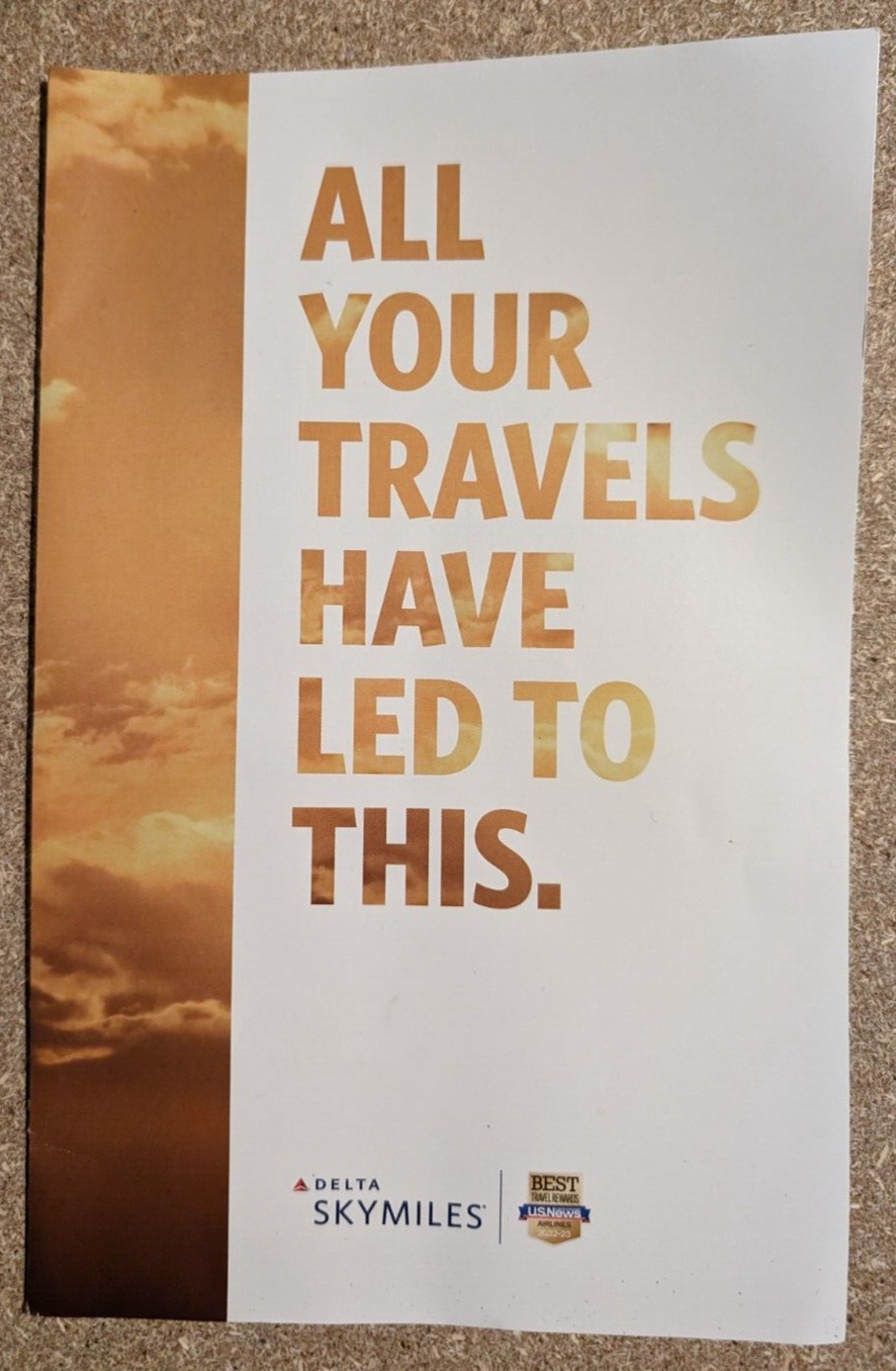 Delta Air Lines Gold Medallion Member Luggage Tags Authentic, New