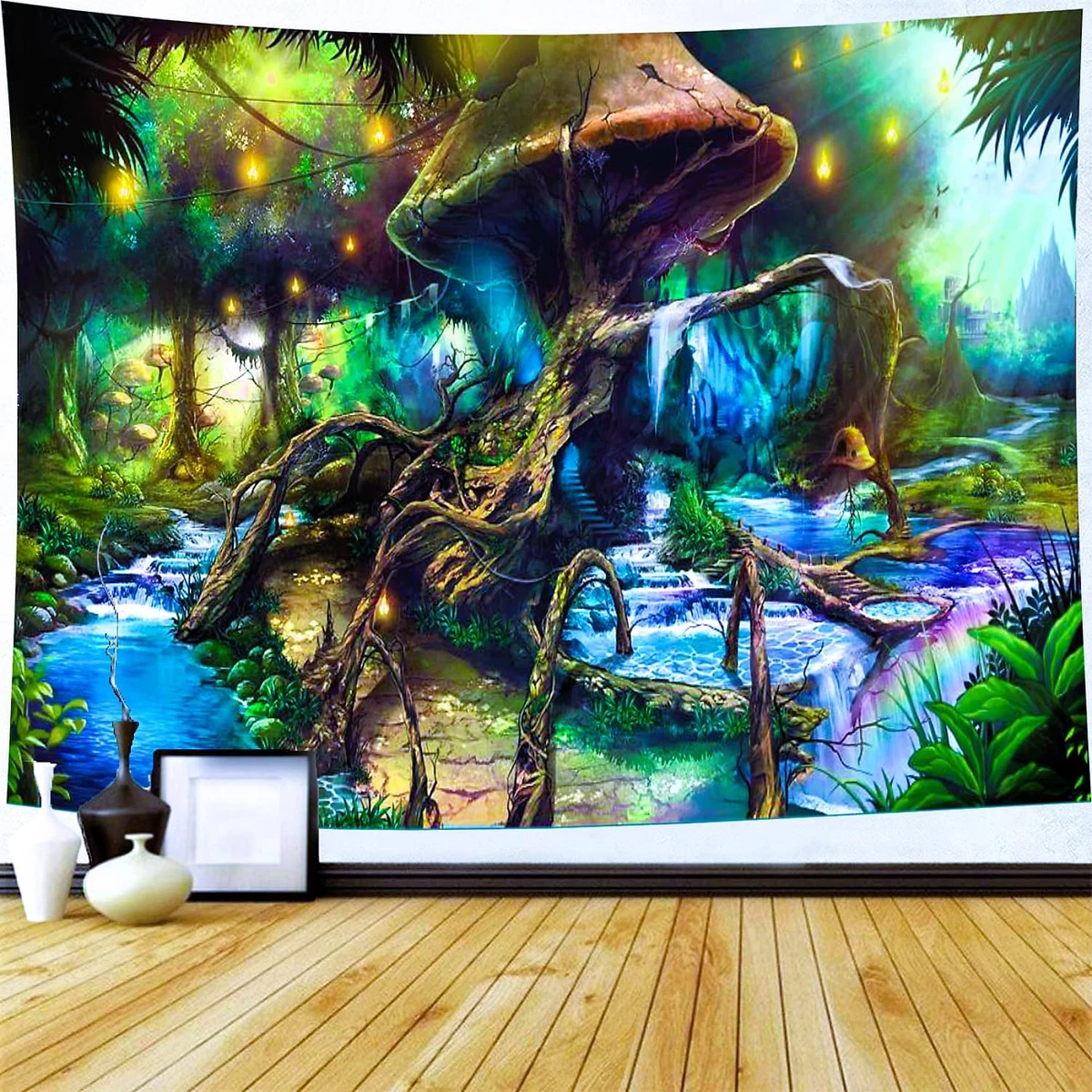 Fantasy Forest Tapestry Nature Landscape Tapestry Wall Hanging